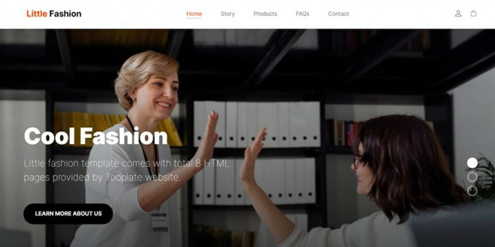 Free eCommerce Bootstrap Templates 32 Little Fashion