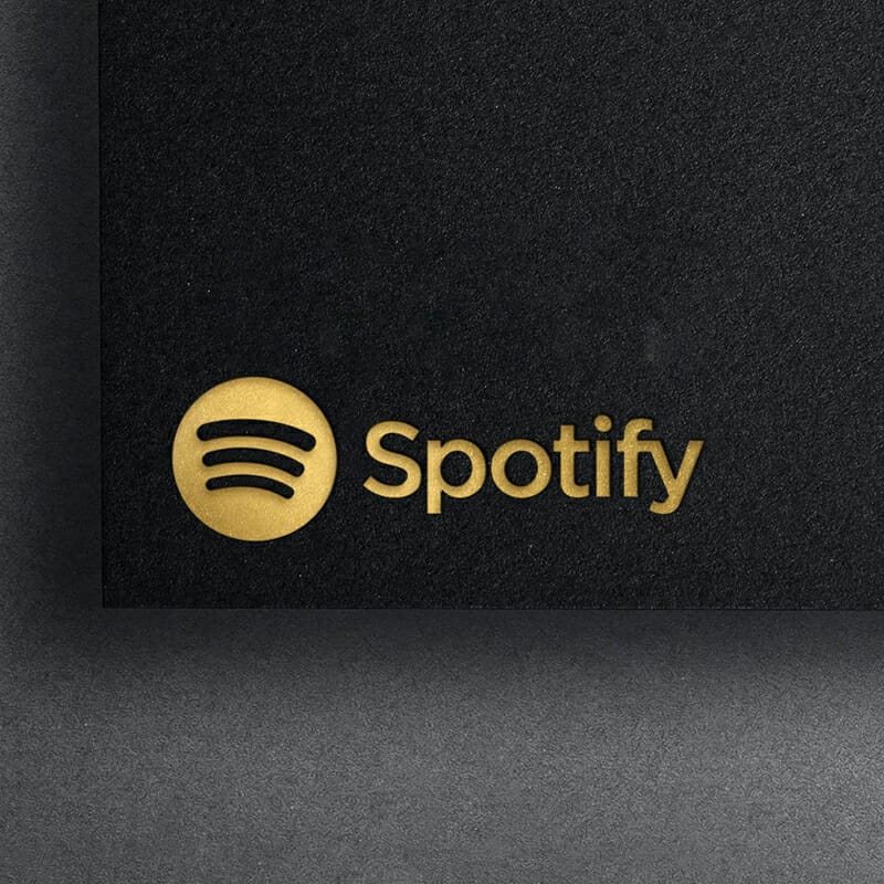 Luxurious Gold Embossed Logo Mockup