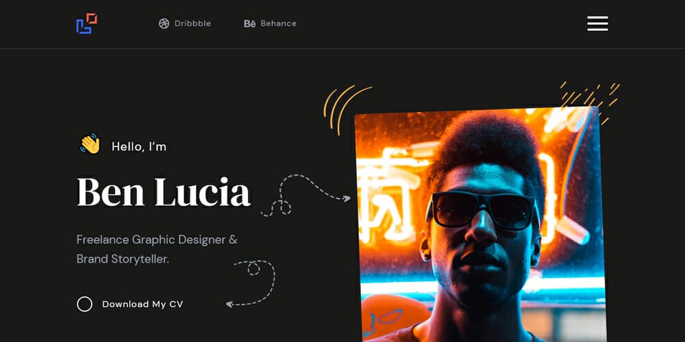 Free Bootstrap Portfolio Templates 3 Muse