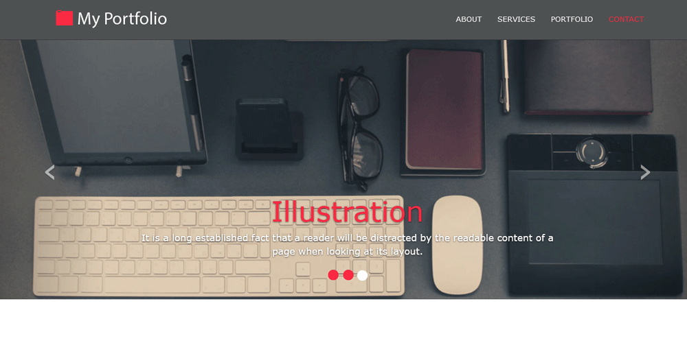 Free Bootstrap Portfolio Templates 75 My Portfolio