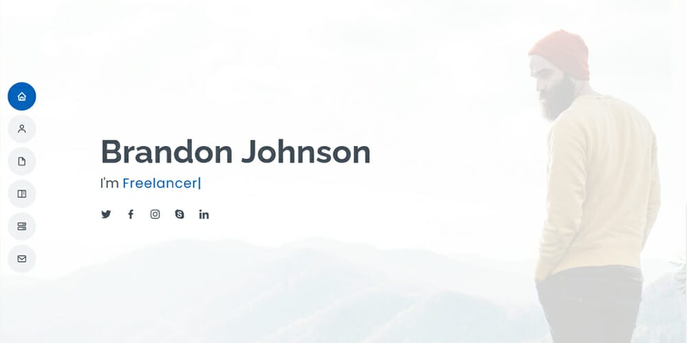 Free Bootstrap Portfolio Templates 2 MyResume