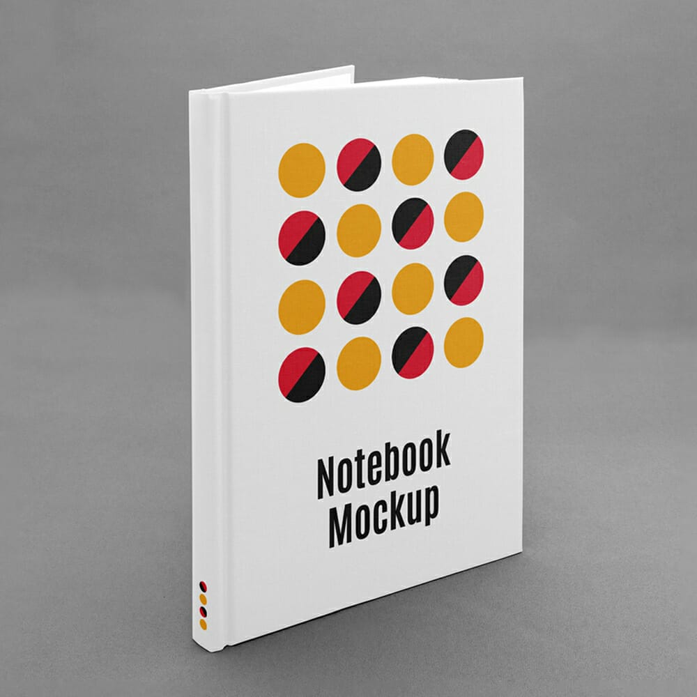 Notebook Cover PSD Mockup