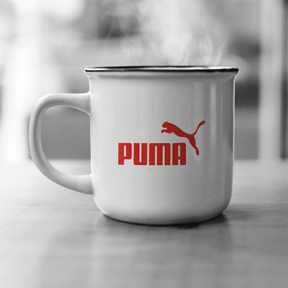 Office Mug Logo Mockup