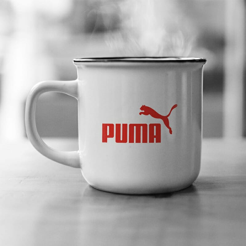Office Mug Logo Mockup