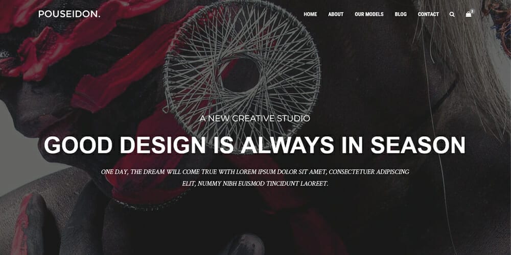 Free Bootstrap Portfolio Templates 12 Pouseidon