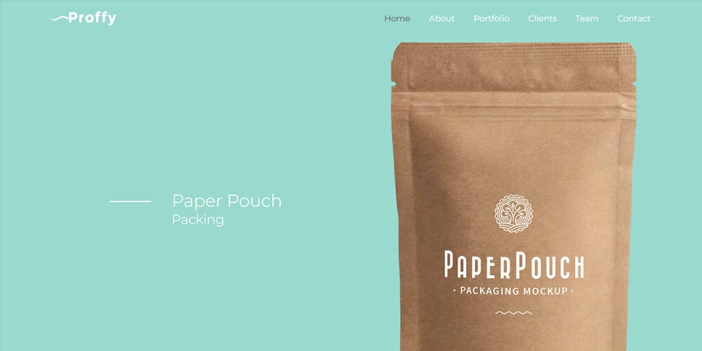 Free Bootstrap Portfolio Templates 89 Proffy Portfolio HTML Templates