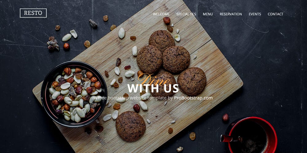 Top Free Grocery Store Bootstrap Templates 22 Resto
