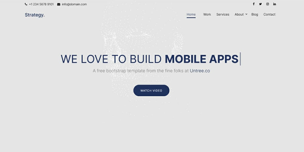 Free Bootstrap Portfolio Templates 15 Strategy