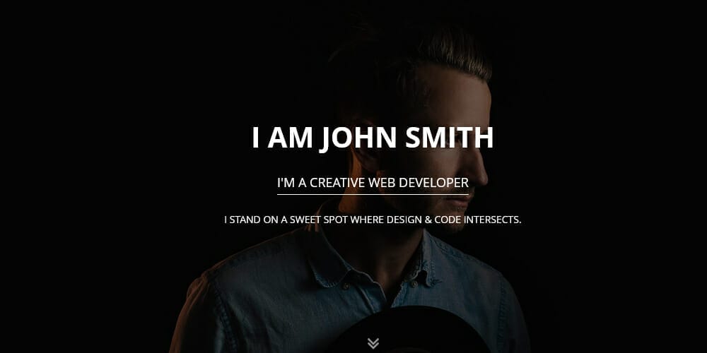 Free Bootstrap Portfolio Templates 45 Triple p