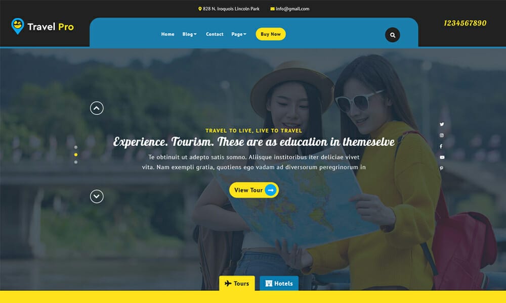 VW Travel - Travel Listing Directory WordPress Theme