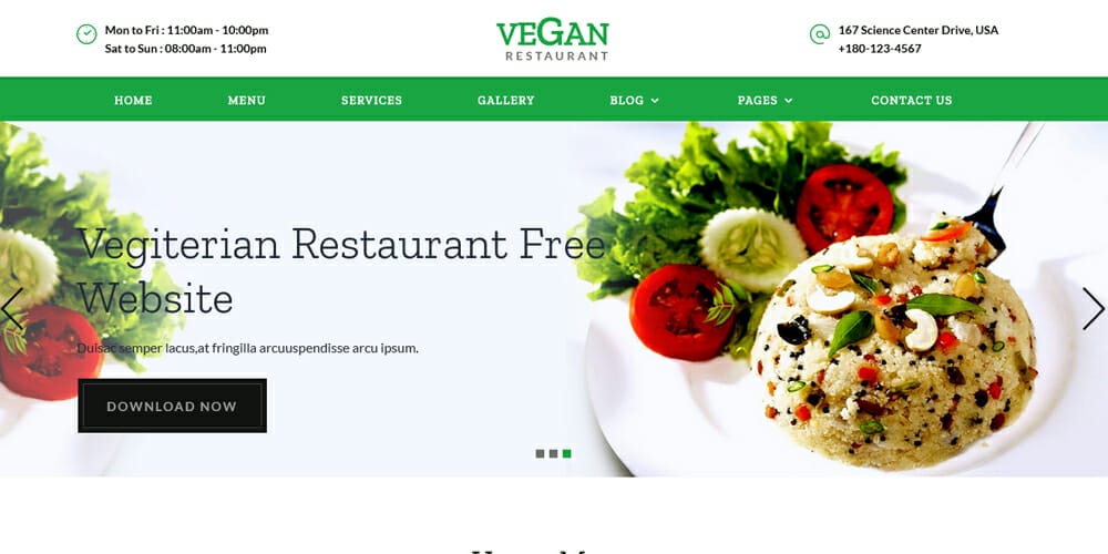 Top Free Grocery Store Bootstrap Templates 17 Vegan