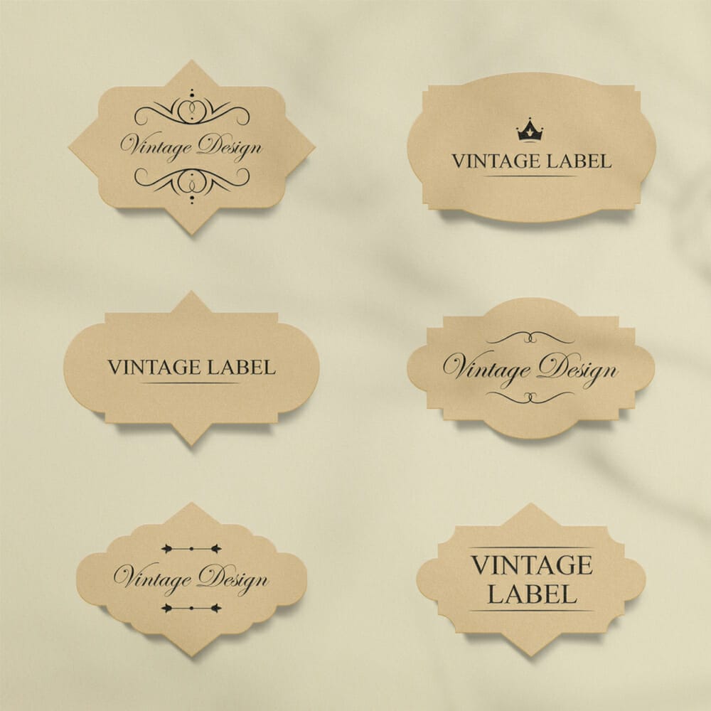 Vintage Label Free Mockups