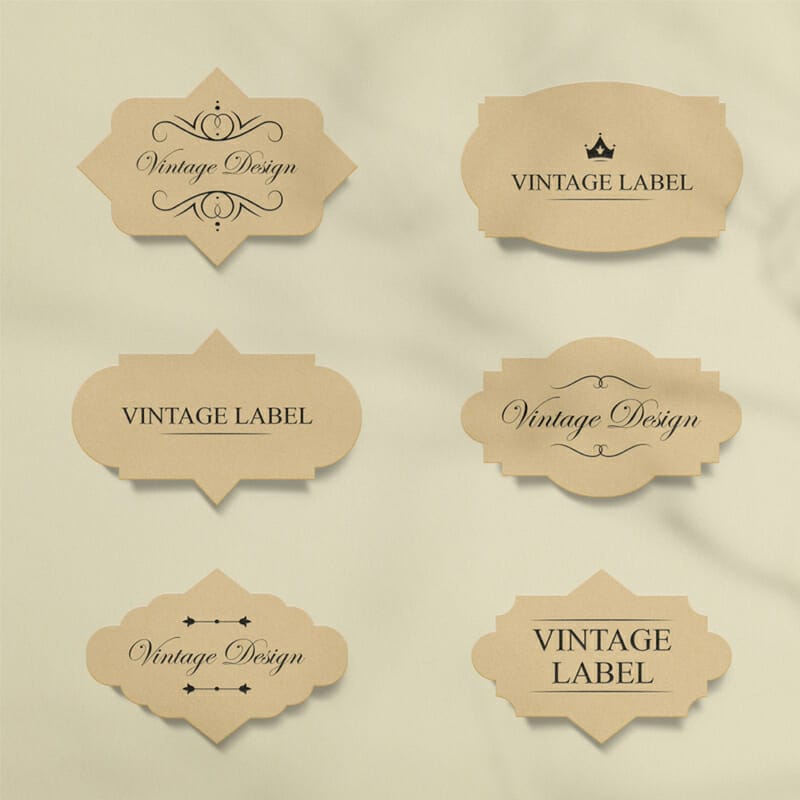 Vintage Label Free Mockups