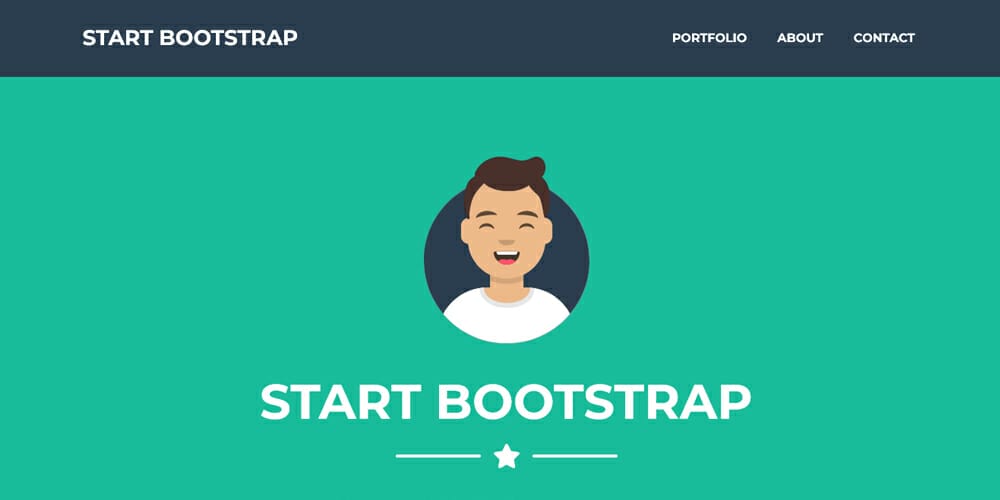 Free Bootstrap Portfolio Templates » CSS Author