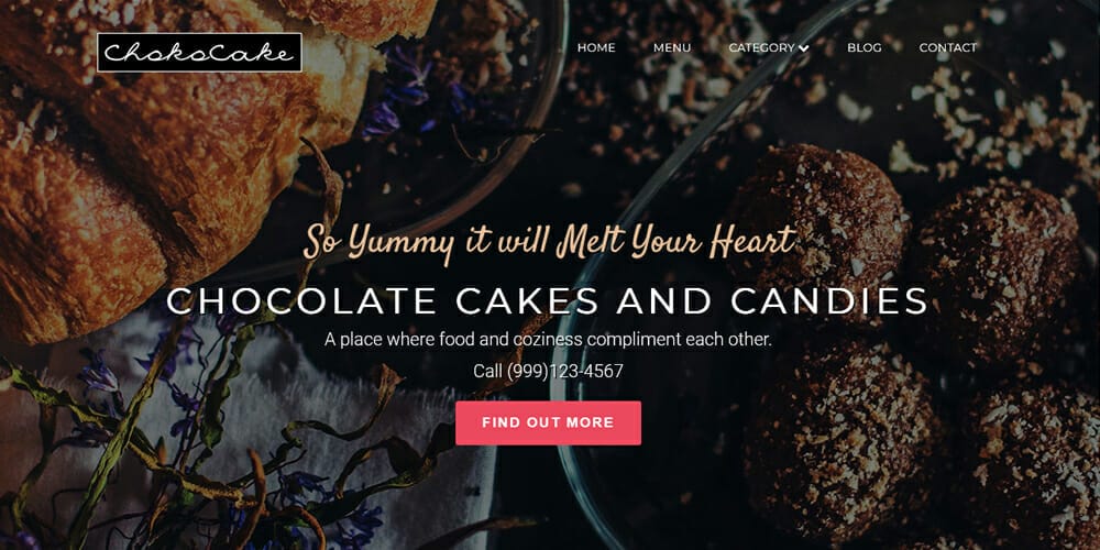 Top Free Grocery Store Bootstrap Templates 18 zChocoCake