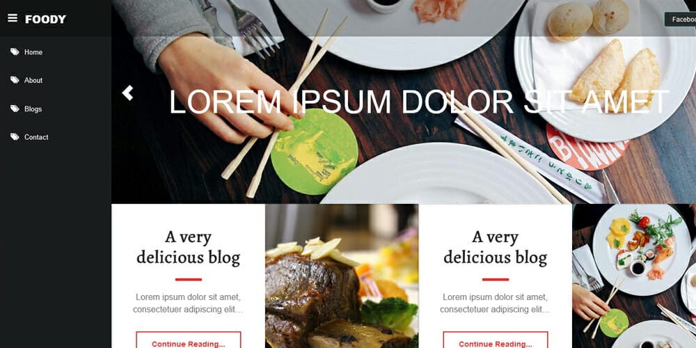Top Free Grocery Store Bootstrap Templates 19 zFoody