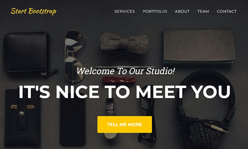 Agency - One Page Bootstrap Theme