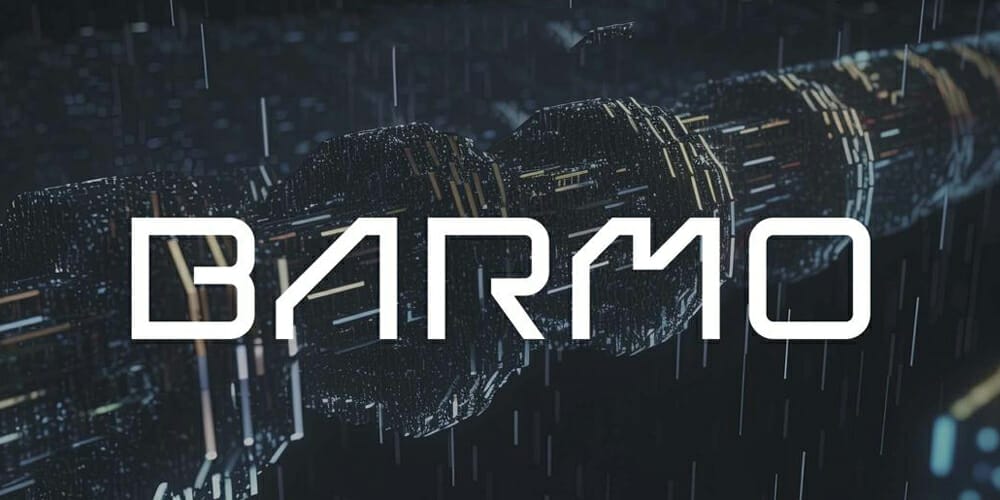 Barmo Futuristic Tech Font