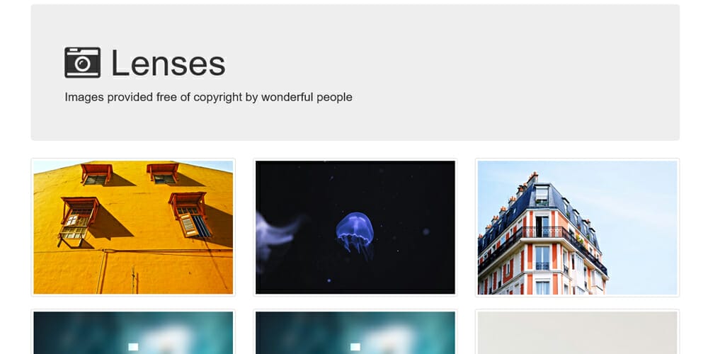 Bootstrap 5 Gallery Examples & Freebies » CSS Author