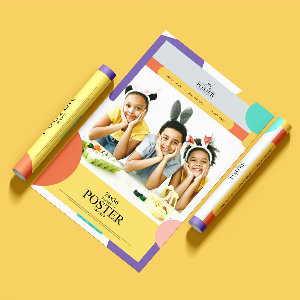 24×36 Branding Poster Mockup