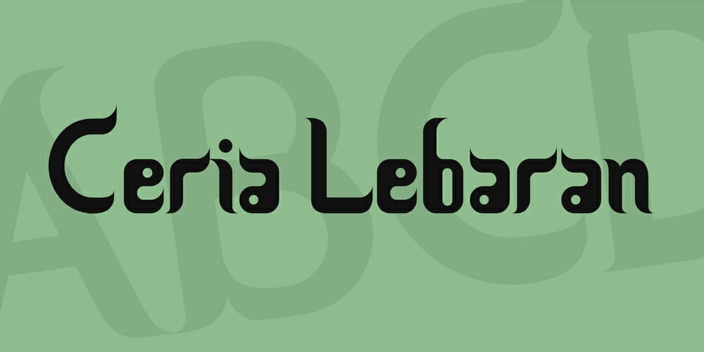 Ceria Lebaran Font