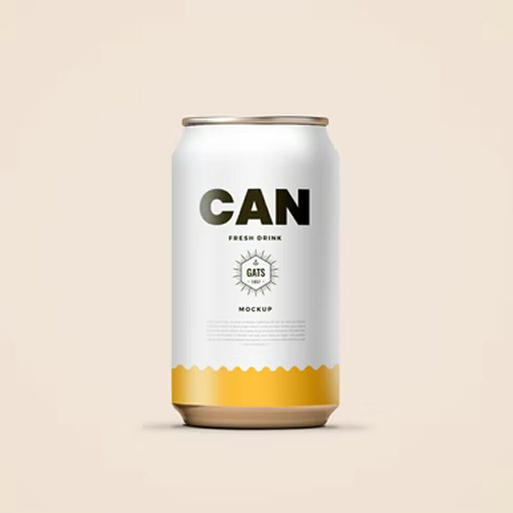 Drink PSD Can Mockup