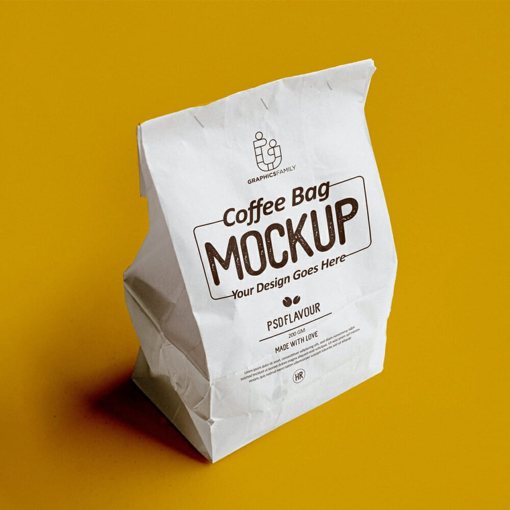 Eco Paper Bag Mockup