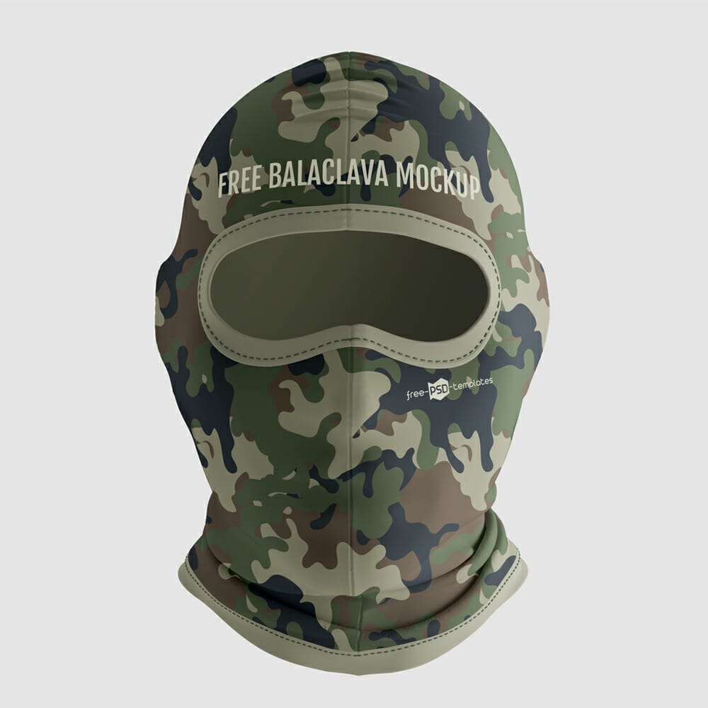 Free Balaclava Mockup Set