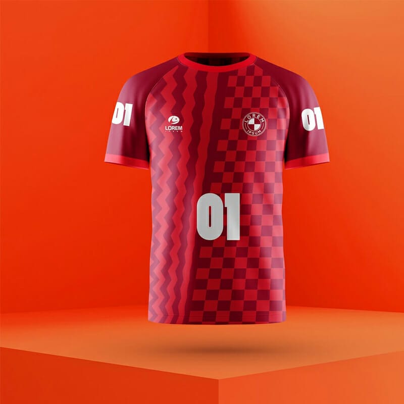 Free Baseball Shirt Mockup PSD Template