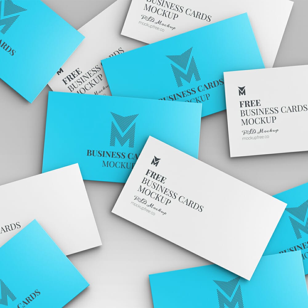 Free Business Cards Mockup
