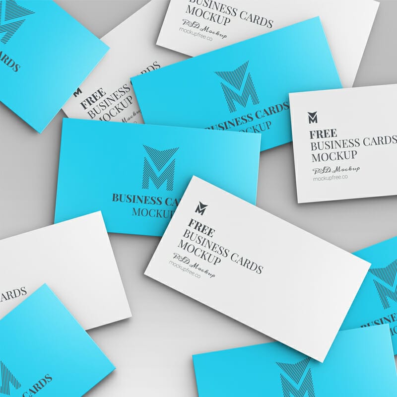 Free Business Cards Mockup