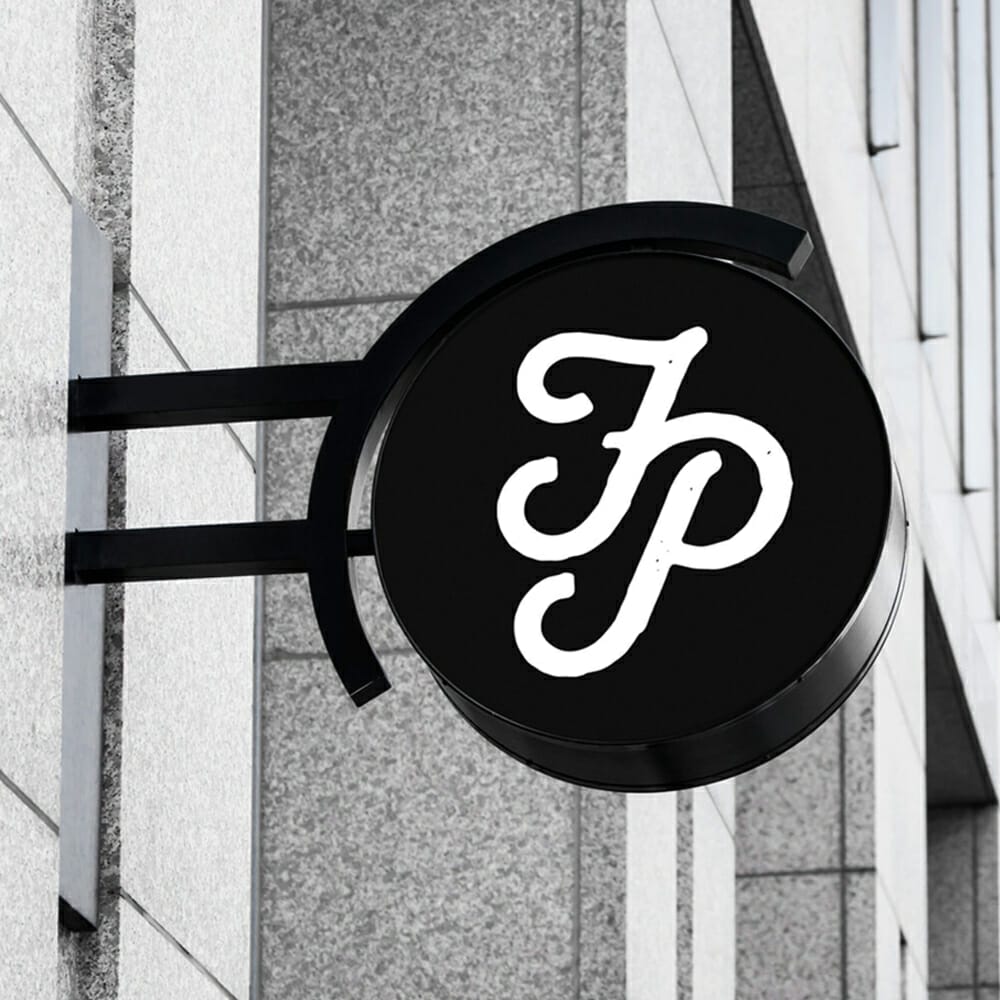 Free Circle Sign Mockup