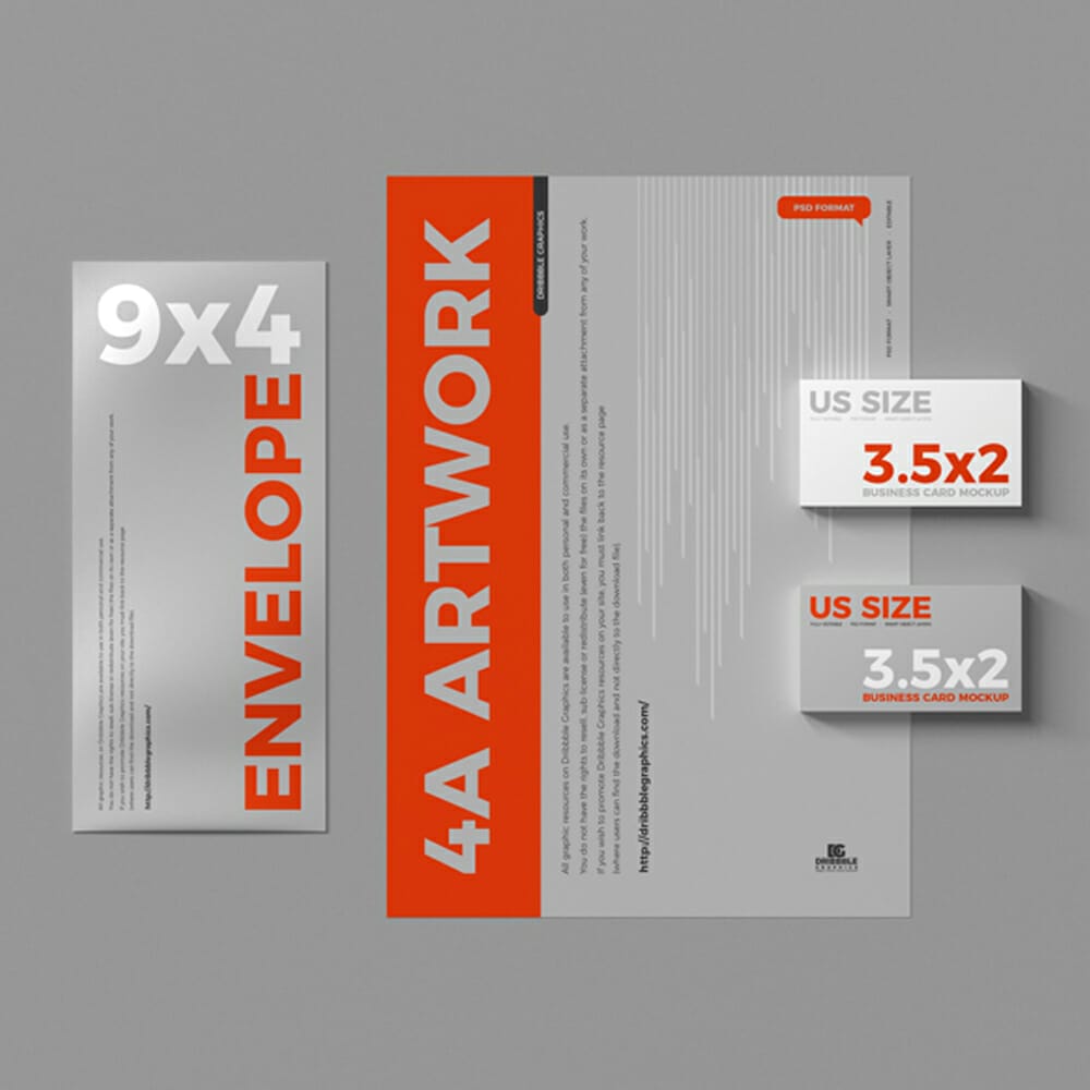 Free Corporate Identity Stationery Mockup