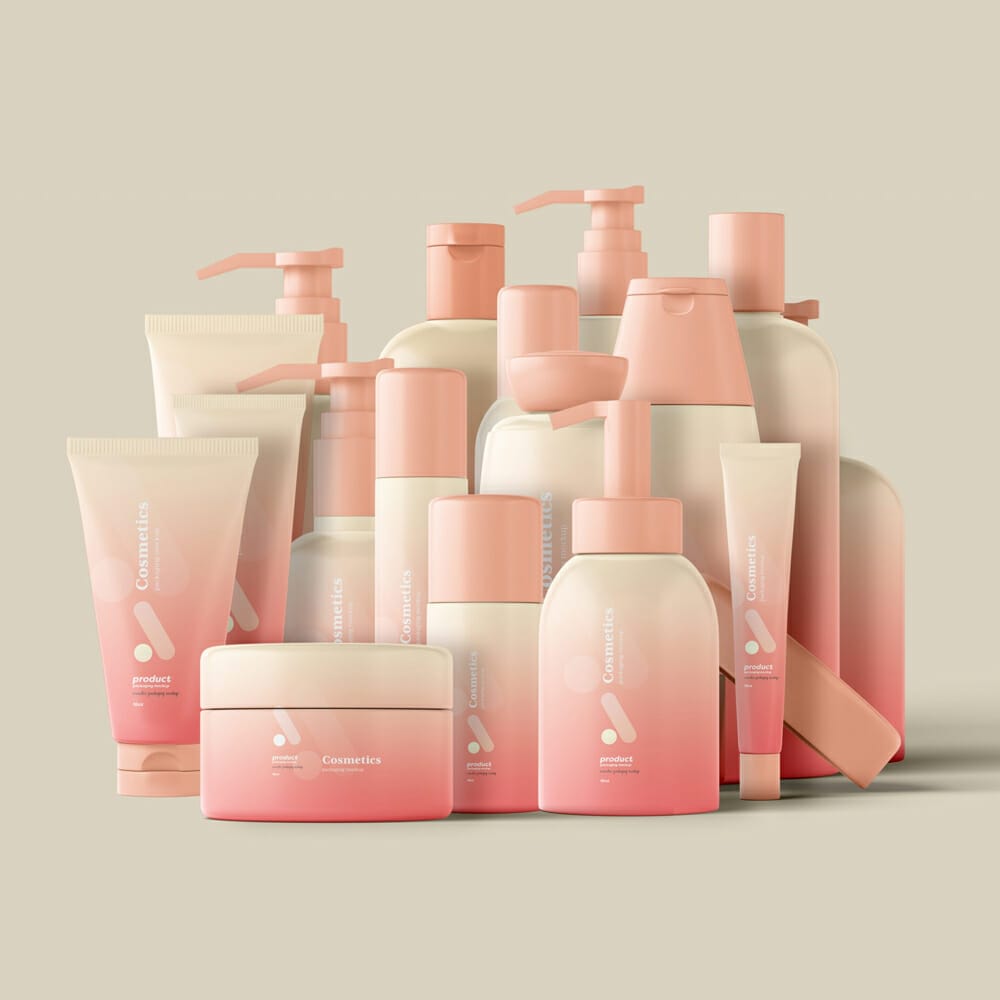 Free Cosmetics Packaging Mockup Pack