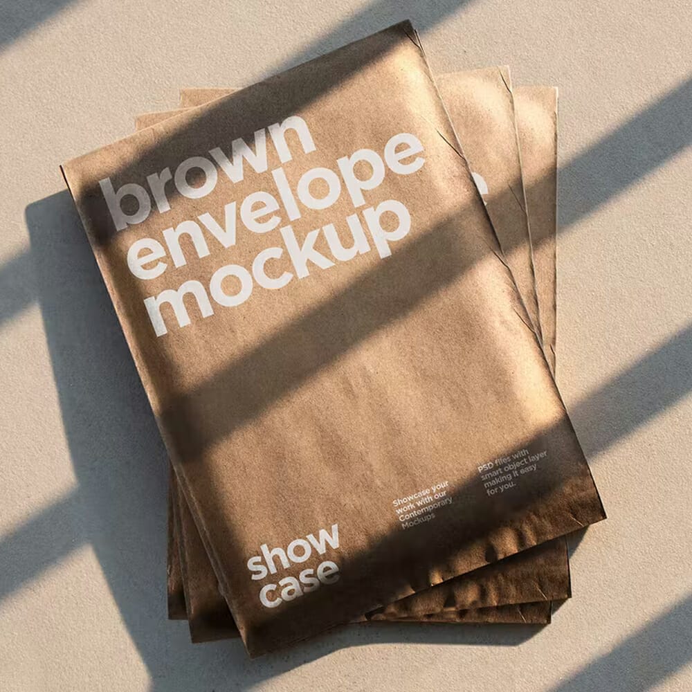 Free Envelope Mockup