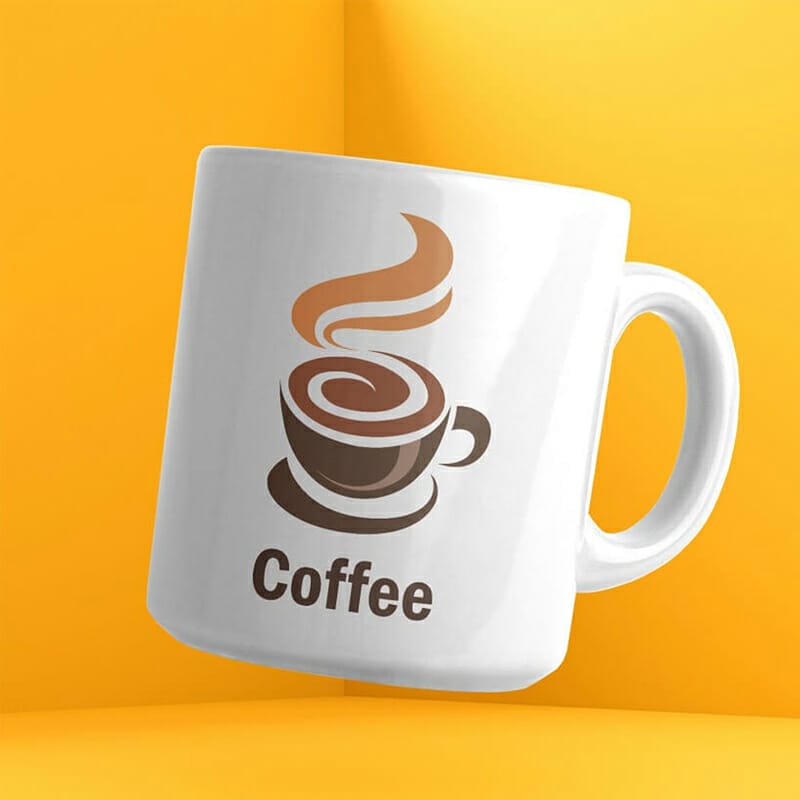 Free Floating Coffee Mug Mockup PSD Template » CSS Author