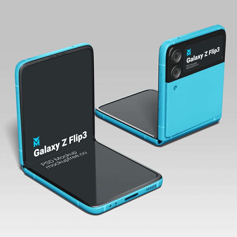 Free Galaxy Z Flip3 Mockup