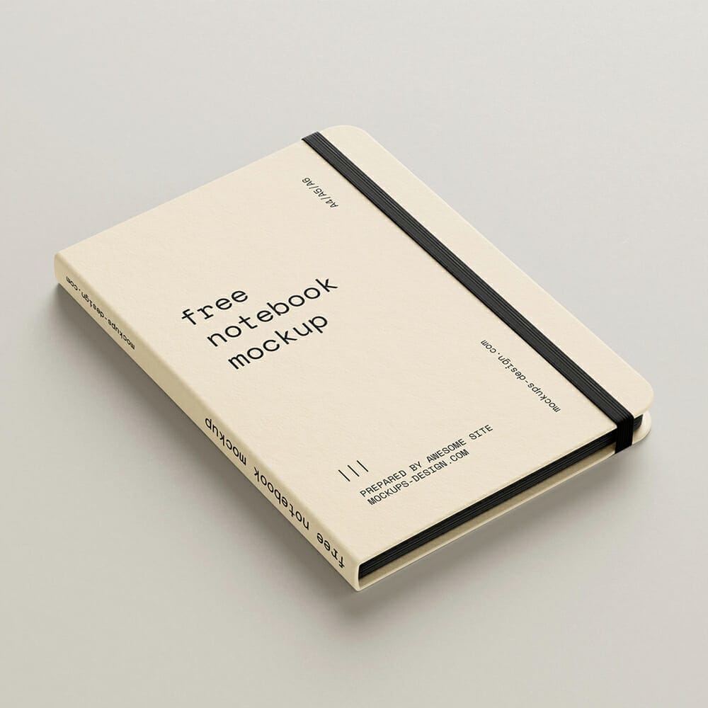 Free Notebook Mockup