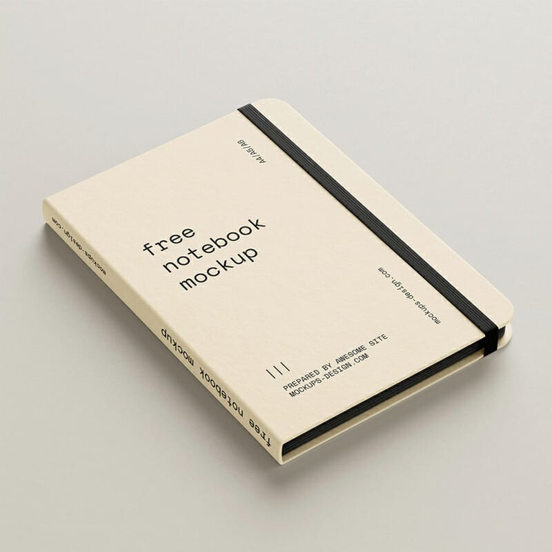Free Notebook Mockup