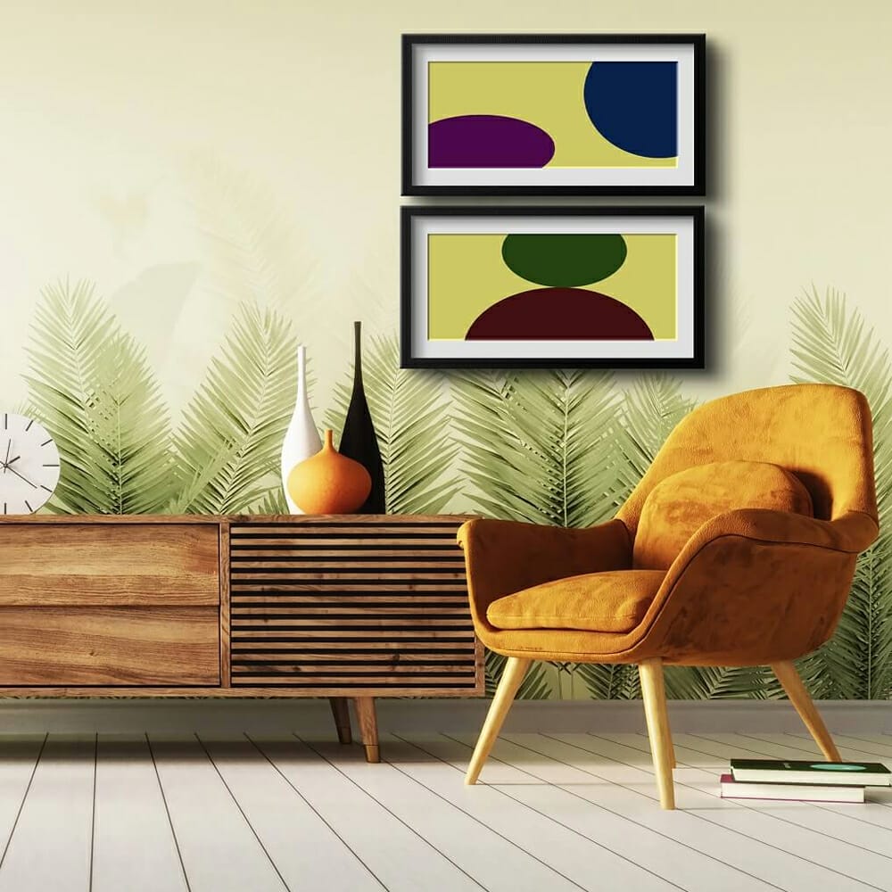 Free Photo Frame Set Mockup PSD Template