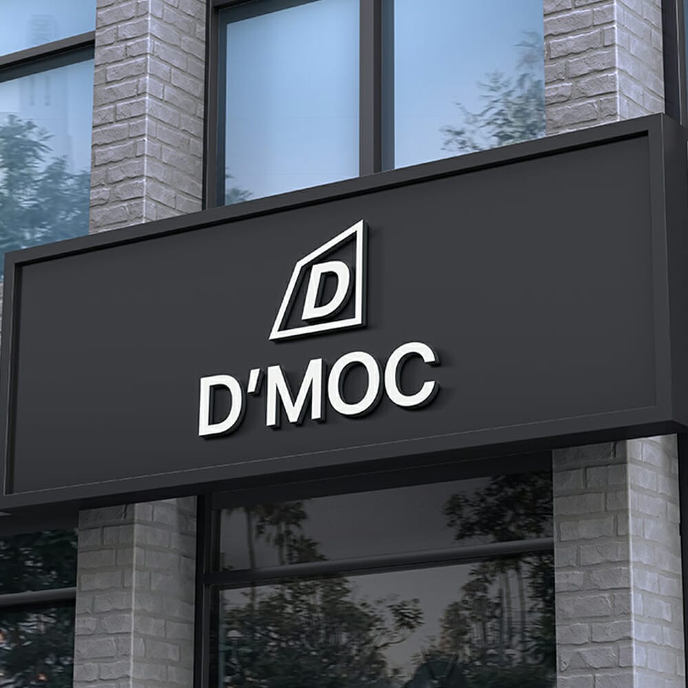 Free Shop Signage Mockup