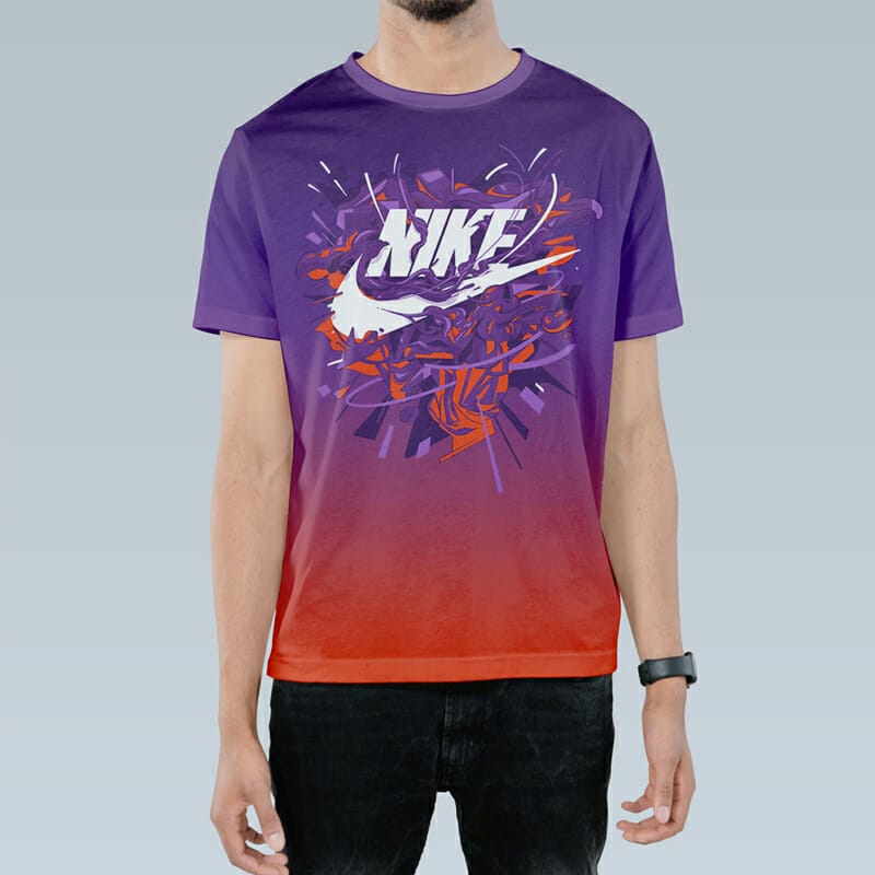 Free Short Sleeves Summer T-Shirt Mockup PSD