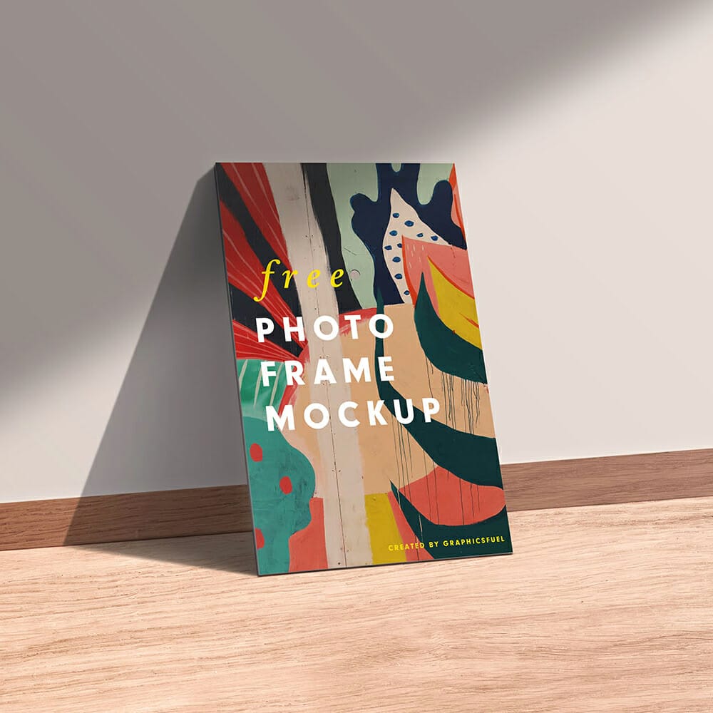 Interior Photo Frame Mockup Scene