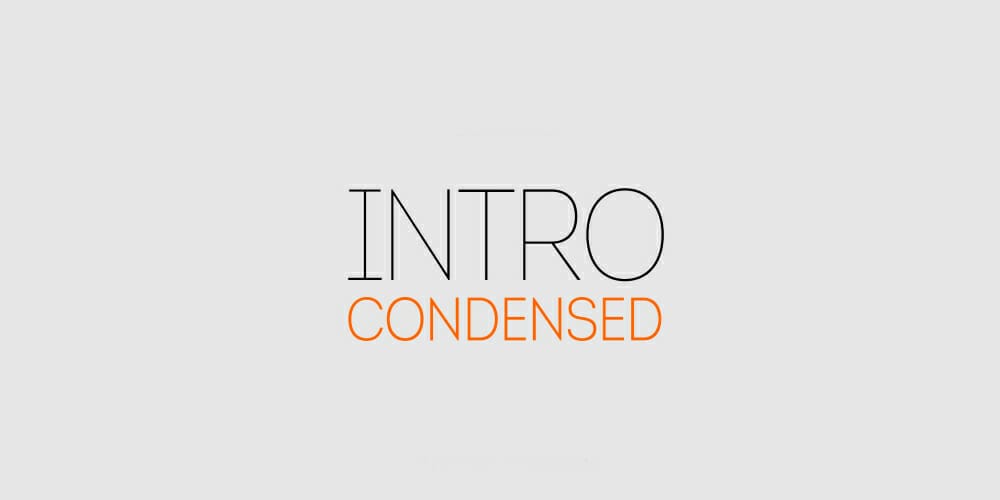 Top Free Condensed Fonts 3
