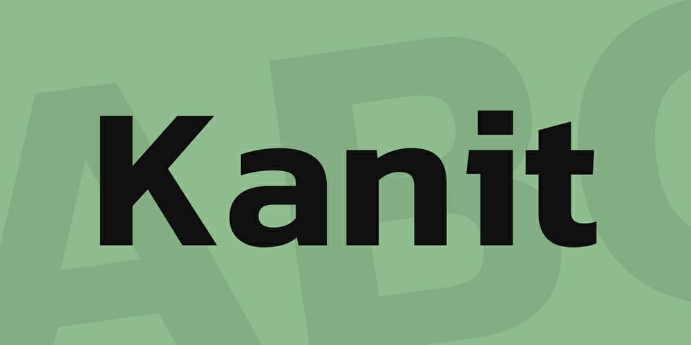Kanit Font