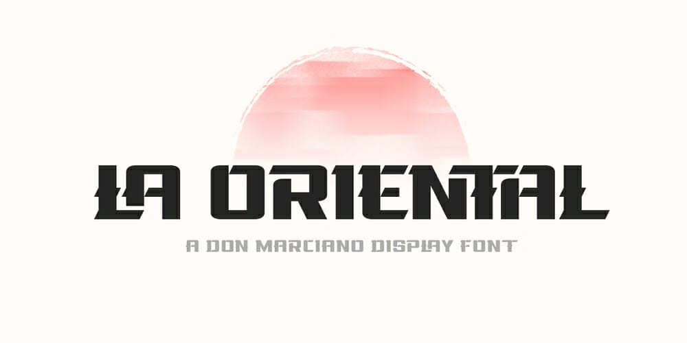 La Oriental Font