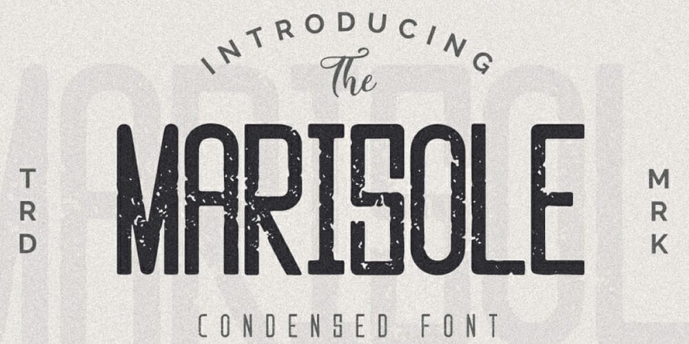Marisole Condensed Sans Serif Font