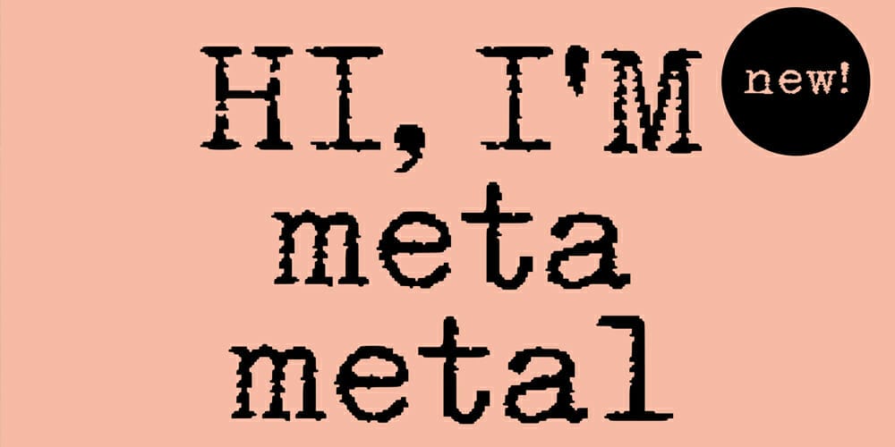 Meta Metal Font