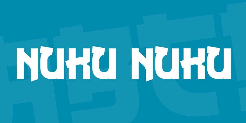 Nuku Nuku Font
