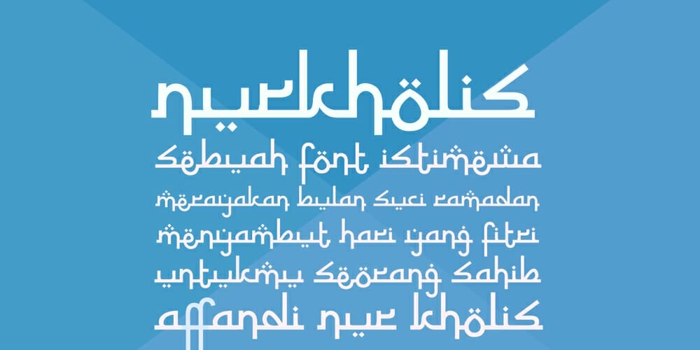 Best Free Arabic Calligraphy Fonts to Download 3